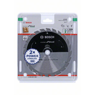 Bosch Akku-Kreissgeblatt Standard for Wood, 165 x 1,5/1 x 15,875, 24 Zhne-Beschreibung lesen