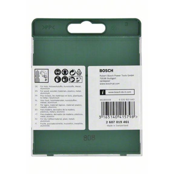 Bosch Sgeblattkassette Holz/Metall/Kunststoff (T-Schaft), 10-teilig-Beschreibung lesen
