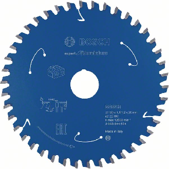 Bosch Akku-Kreissgeblatt Expert for Aluminium, 120 x 1,8/1,2 x 20, 42 Zhne-Beschreibung lesen