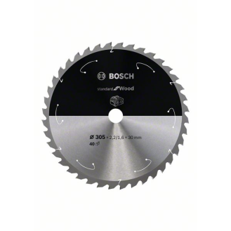 Bosch Akku-Kreissgeblatt Standard for Wood, 305 x 2,2/1,6 x 30, 40 Zhne-Beschreibung lesen
