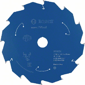 Bosch Akku-Kreissgeblatt Expert for Wood, 165 x 1,5/1 x 20, 12 Zhne-Beschreibung lesen