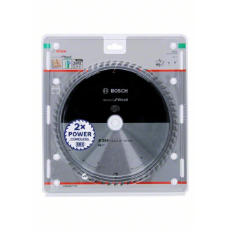 Bosch Akku-Kreissgeblatt Standard for Wood, 254 x 2,2/1,6 x 30, 60 Zhne-Beschreibung lesen