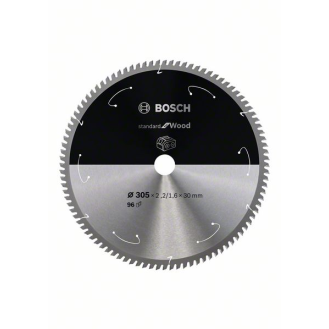 Bosch Akku-Kreissgeblatt Standard for Wood, 305 x 2,2/1,6 x 30x T96-Beschreibung lesen