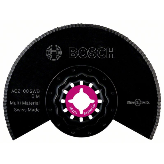 Bosch BIM Segmentwellenschliffmesser ACZ 100 SWB Starlock, 100 mm-Beschreibung lesen