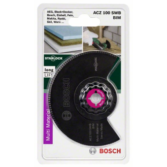 Bosch BIM Segmentwellenschliffmesser ACZ 100 SWB Starlock, 100 mm-Beschreibung lesen