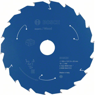 Bosch Akku-Kreissgeblatt Expert for Wood, 190 x 1,5/1 x 30, 18 Zhne-Beschreibung lesen