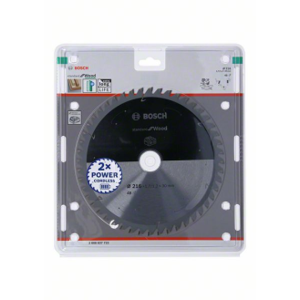 Bosch Akku-Kreissgeblatt Standard for Wood, 216 x 1,7/1,2 x 30, 48 Zhne-Beschreibung lesen