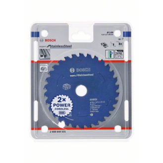 Bosch Akku-Kreissgeblatt Expert for Stainless Steel, 140 x 1,5/1,2 x 20, 30-Beschreibung lesen