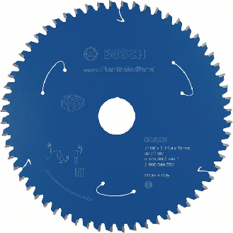Bosch Akku-Kreissgeblatt Expert for Laminated Panel, 190 x 2,1/1,4 x 30, 60-Beschreibung lesen