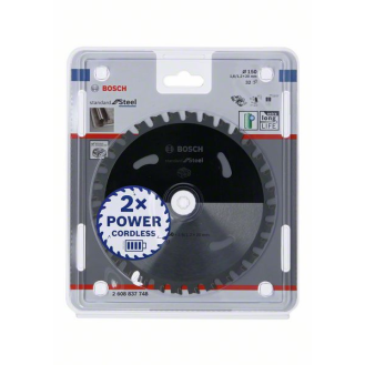 Bosch Akku-Kreissgeblatt Standard for Steel, 150 x 1,6/1,2 x 20, 32 Zhne-Beschreibung lesen