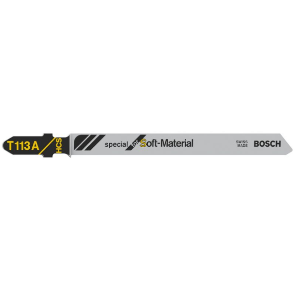 Bosch Stichsgeblatt T 113 A Special for Soft Material, 3er-Pack-Beschreibung lesen
