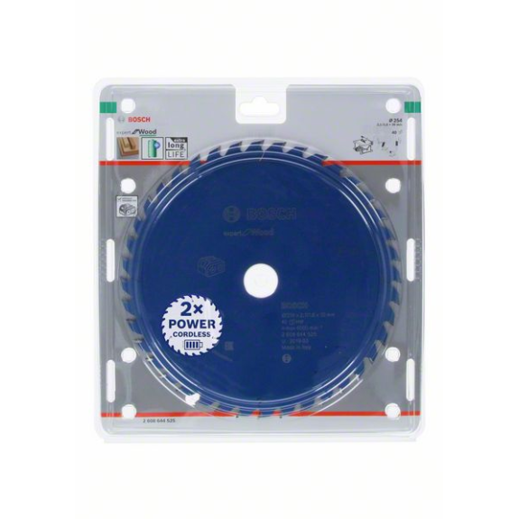 Bosch Akku-Kreissgeblatt Expert for Wood, 254 x 2,1/1,6 x 30, 40 Zhne-Beschreibung lesen