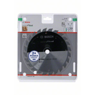 Bosch Akku-Kreissgeblatt Standard for Wood, 184 x 1,6/1 x 16, 24 Zhne-Beschreibung lesen