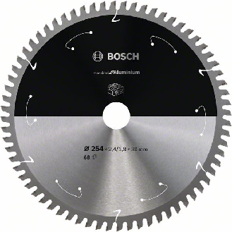Bosch Akku-Kreissgeblatt Standard for Aluminium, 254 x 2,4/1,8 x 30, 68 Zhne-Beschreibung lesen