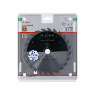 Bosch Akku-Kreissgeblatt Standard for Wood, 184 x 1,6/1,1 x 20, 24 Zhne-Beschreibung lesen