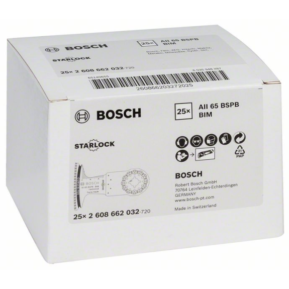 Bosch BIM Tauchsgeblatt AII 65 BSPB, Hard Wood, 40 x 65 mm-Beschreibung lesen