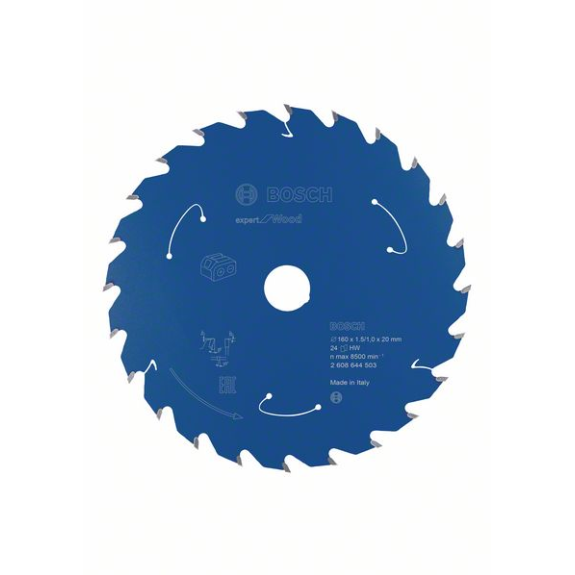 Bosch Akku-Kreissgeblatt Expert for Wood, 160 x 1,5/1 x 20, 24 Zhne-Beschreibung lesen