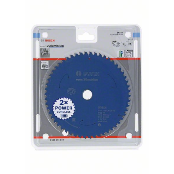 Bosch Akku-Kreissgeblatt Expert for Aluminium, 184 x 1,8/1,3 x 20, 54 Zhne-Beschreibung lesen