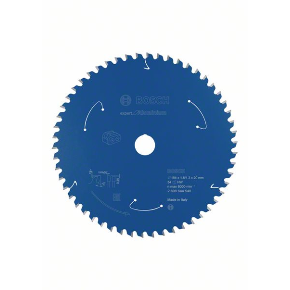Bosch Akku-Kreissgeblatt Expert for Aluminium, 184 x 1,8/1,3 x 20, 54 Zhne-Beschreibung lesen