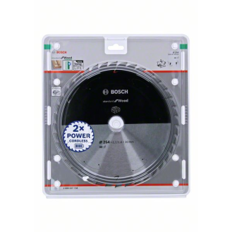 Bosch Akku-Kreissgeblatt Standard for Wood, 254 x 2,2/1,6 x 30, 40 Zhne-Beschreibung lesen