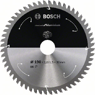 Bosch Akku-Kreissgeblatt Standard for Aluminium, 190 x 2/1,5 x 30, 56 Zhne-Beschreibung lesen