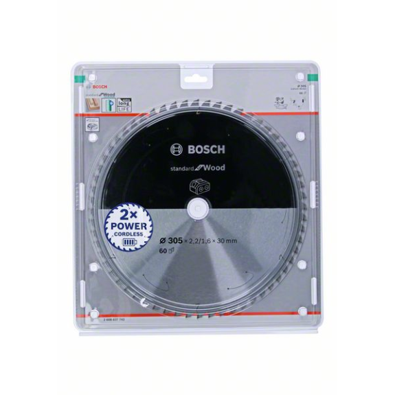Bosch Kreissgeblatt Multimaterial, 305 x 2,2 / 1,6 x 30 mm, 60 Zhne-Beschreibung lesen