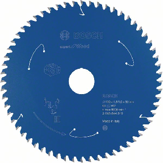 Bosch Akku-Kreissgeblatt Expert for Wood, 190 x 1,5/1 x 30, 60 Zhne-Beschreibung lesen