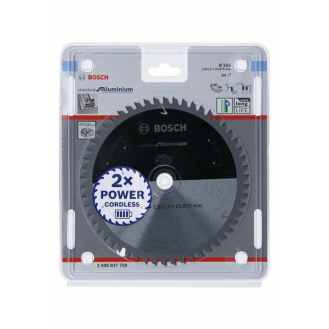 Bosch Akku-Kreissgeblatt Standard for Aluminium, 165 x 1,8/1,3 x 15,875, 54-Beschreibung lesen