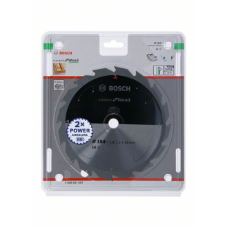 Bosch Akku-Kreissgeblatt Standard for Wood, 184 x 1,6/1,1 x 16, 16 Zhne-Beschreibung lesen
