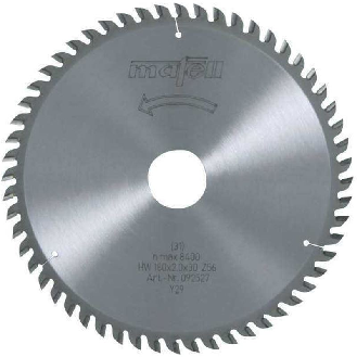 Mafell Sgeblatt-HM, 180 x 1,2/2,0 x 30 mm, Z 56, WZ, angefast, fr Laminate-Beschreibung lesen