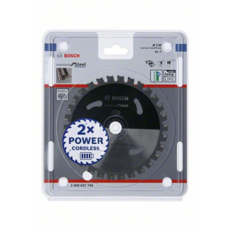 Bosch Akku-Kreissgeblatt Standard for Steel, 136 x 1,6/1,2 x 15,875, 30 Zhne-Beschreibung lesen