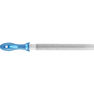 Pferd Werkstattfeile mit Heft Halbrund 300mm Hieb 1 fr grobe Zerspanung-Beschreibung lesen