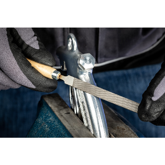 Pferd Schlsselfeile mit Heft Flachstumpf 100mm Hieb 2 fr filigrane-Beschreibung lesen