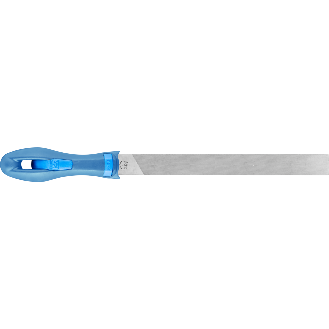 Pferd Mhlsgefeile mit Heft runde Kanten Flachstumpf 250mm Hieb 2 universell-Beschreibung lesen
