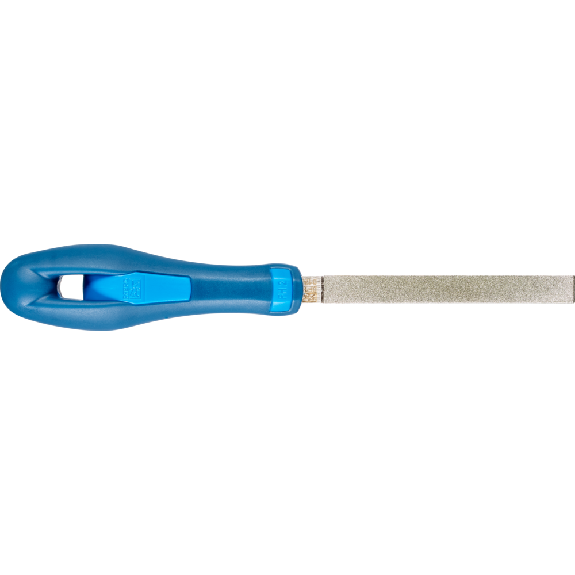 Pferd Diamant-Werkstattfeile flachstumpf 100mm D126 (mittel) fr harte-Beschreibung lesen