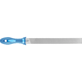Pferd Werkstattfeile mit Heft Flachstumpf 300mm Hieb 1 fr grobe Zerspanung-Beschreibung lesen