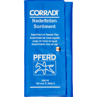 Pferd Przisions-Nadelfeilen-Set 12-tlg. in Rolltasche 160mm Schweizer Hieb 2-Beschreibung lesen