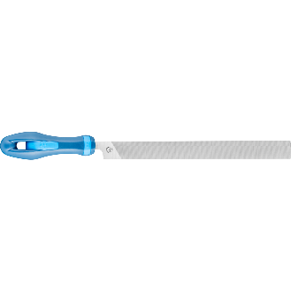 Pferd Schrffeile mit Heft Messerform 200mm Hieb 2 universell zum Schrfen-Beschreibung lesen