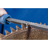 Pferd Sgefeile mit Heft Dreikant normal 125 mm Hieb 2 universell zum Schrfen