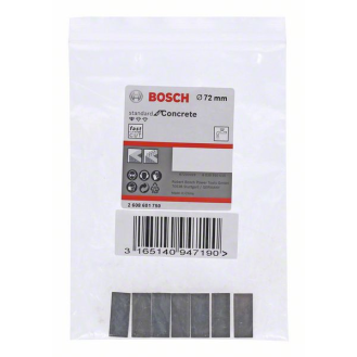 Bosch Segmente fr Diamantbohrkrone Standard for Concrete 72 mm, 10 mm, 7 Stck-Beschreibung lesen