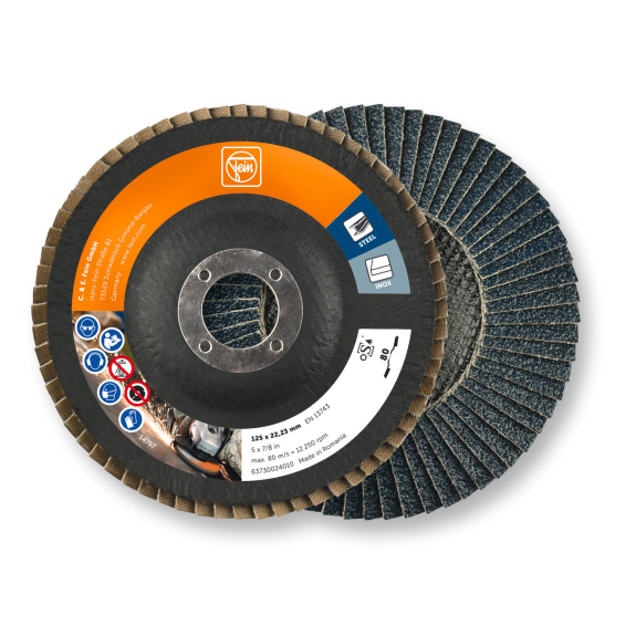 Fein Fcherschleifscheibe,  125 mm, VE 10 St-Beschreibung lesen