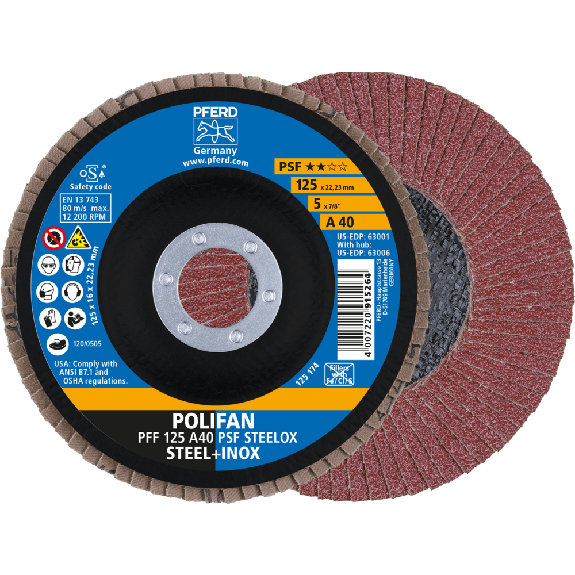 Pferd POLIFAN Fcherscheibe PFF 125x22,23 mm flach A40 Universallinie PSF Pferd POLIFAN Fcherscheibe PFF 125x22,23 mm flach A40 Universallinie PSF-Beschreibung lesen
