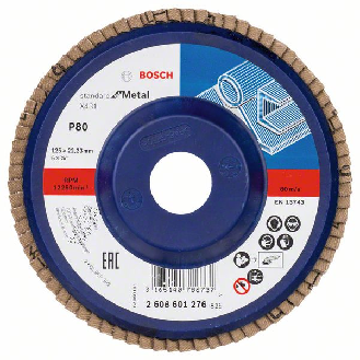 Bosch Fcherschleifscheibe X431 Standard for Metal, gerade, 125 mm, 80-Beschreibung lesen
