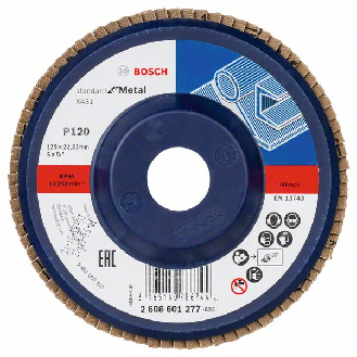 Bosch Fcherschleifscheibe X431 Standard for Metal, gerade, 125 mm, 120-Beschreibung lesen