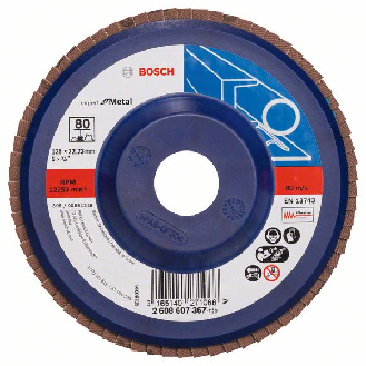 Bosch Fcherschleifscheibe X551 Expert for Metal, gerade, 125 mm, 80, Kunststoff-Beschreibung lesen