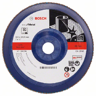 Bosch Fcherschleifscheibe X571 Best for Metal, gerade, 180 mm, 60, Kunststoff-Beschreibung lesen