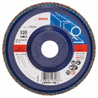 Bosch Fcherschleifscheibe X551 Expert for Metal, gerade, 125 mm, 120-Beschreibung lesen