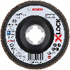 Bosch X-LOCK Fcherschleifscheibe, X571, Best for Metal, gewinkelt, 115 mm, K