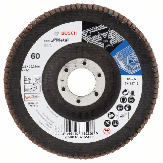 Bosch Fcherschleifscheibe X571 Best for Metal, gewinkelt, 125 mm, 60-Beschreibung lesen
