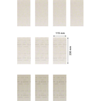 Bosch EXPERT M480 Schleifnetz-Set, 115 x 230 mm, 10 Stck. Fr Schwingschleifer-Beschreibung lesen